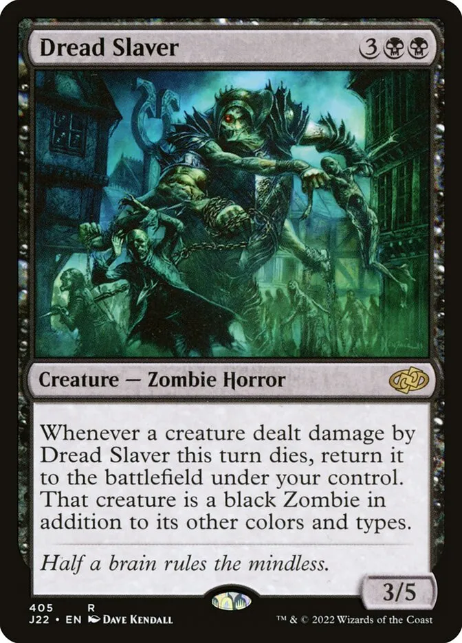 2022 Jumpstart 2022 Dread Slaver #405 rare card image