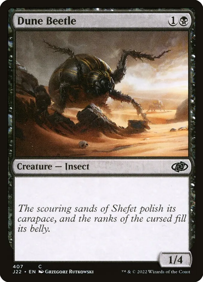 2022 Jumpstart 2022 Dune Beetle common #407 common card image