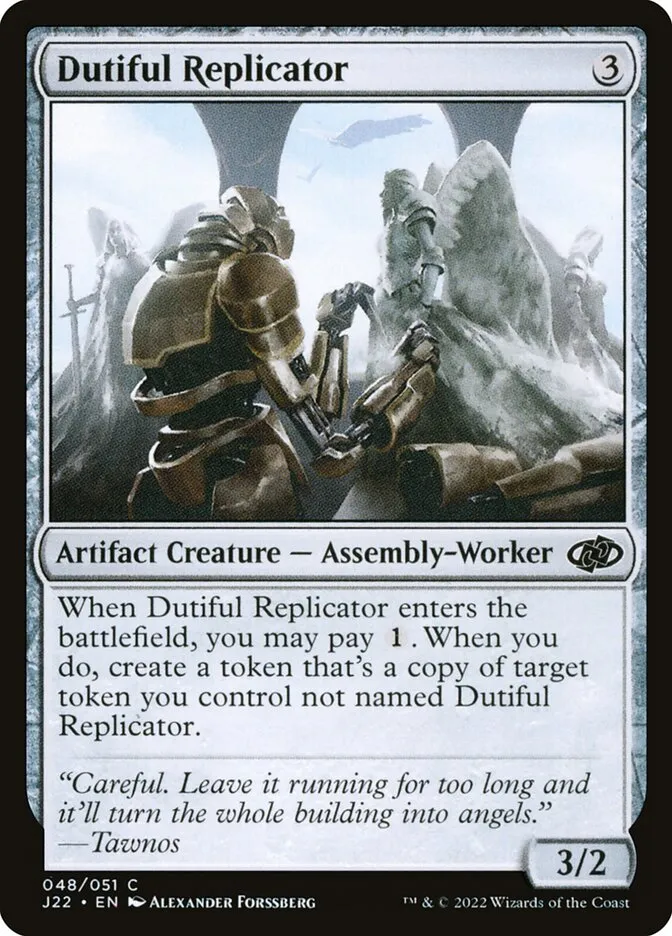 2022 Jumpstart 2022 Dutiful Replicator common #48 common card image