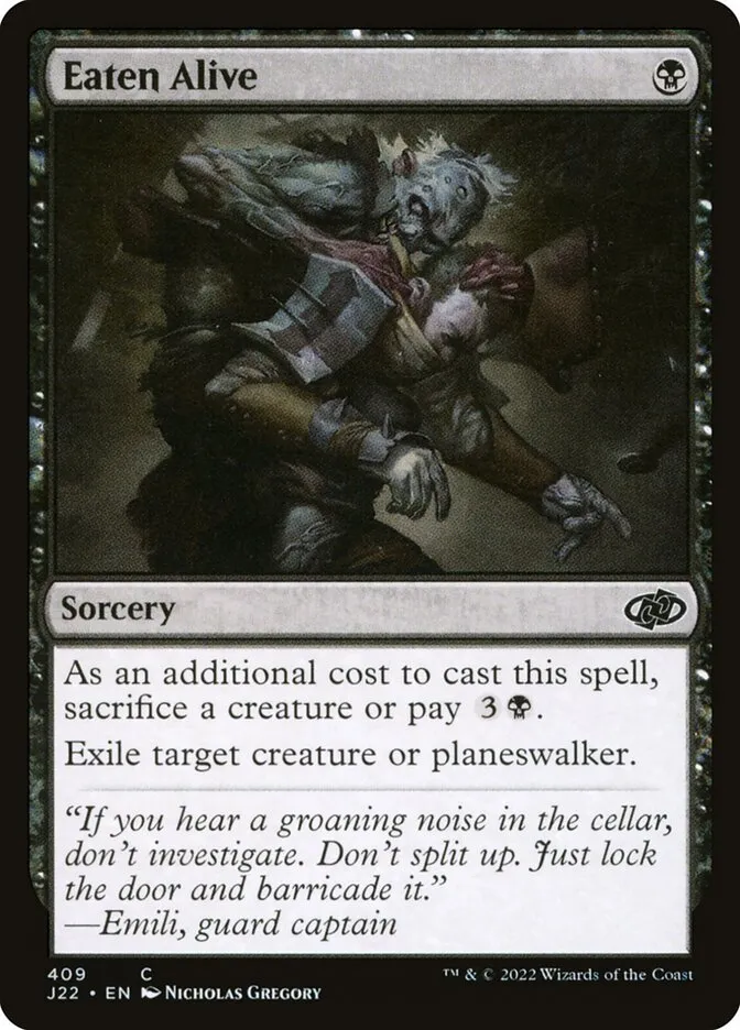 2022 Jumpstart 2022 Eaten Alive #409 common card image