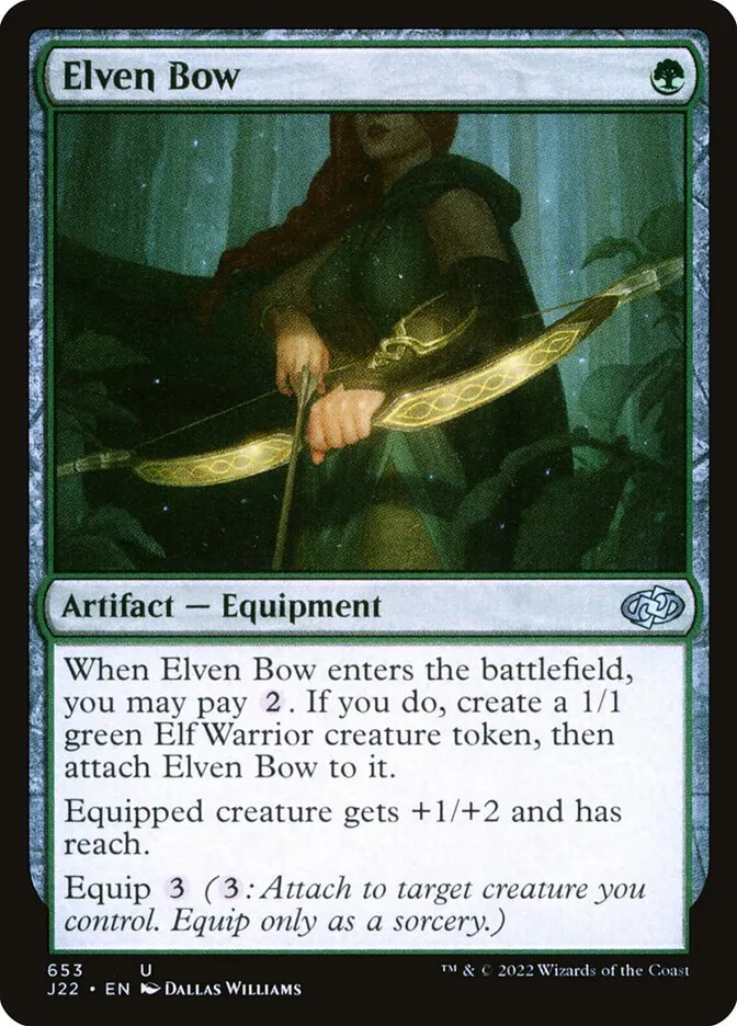 2022 Jumpstart 2022 Elven Bow uncommon #653 uncommon card image