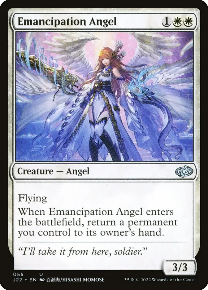 2022 Jumpstart 2022 Emancipation Angel #55 uncommon card image