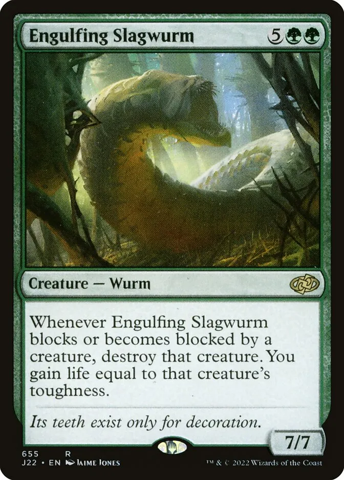2022 Jumpstart 2022 Engulfing Slagwurm #655 rare card image