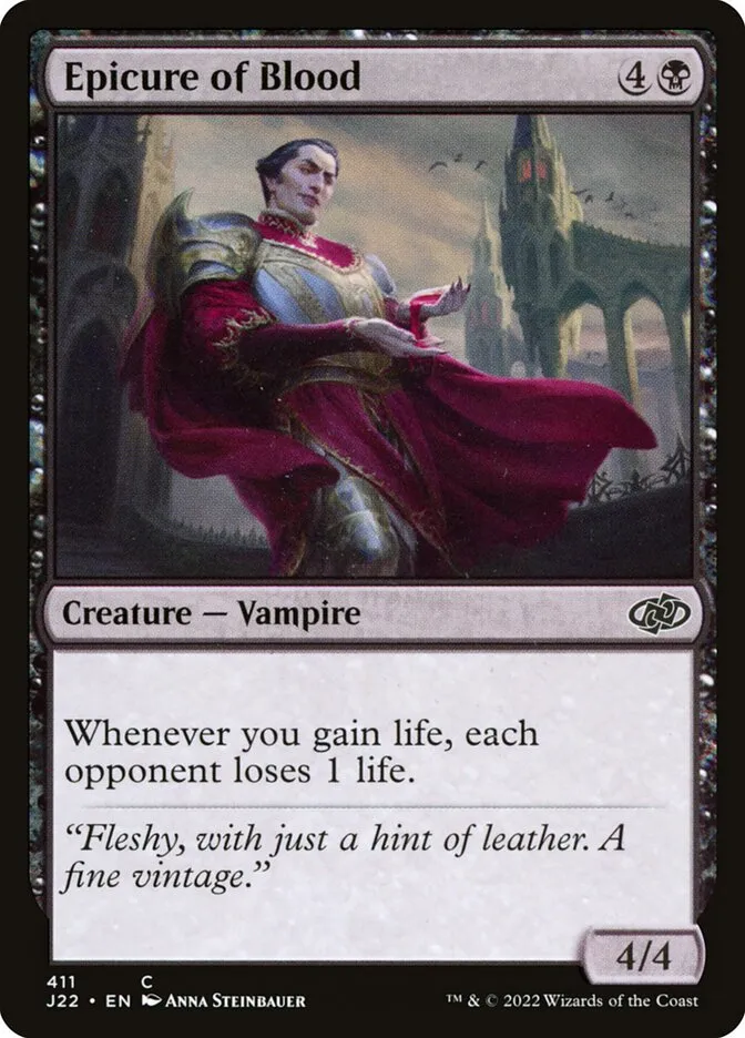 2022 Jumpstart 2022 Epicure of Blood #411 common card image