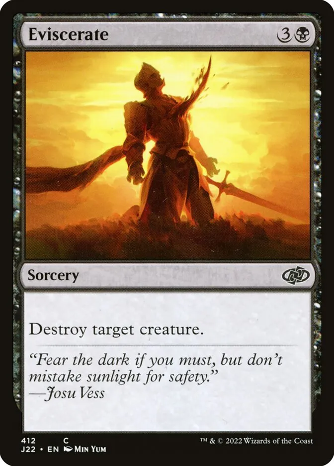 2022 Jumpstart 2022 Eviscerate common #412 common card image