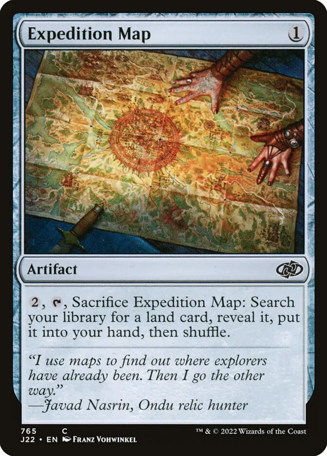 2022 Jumpstart 2022 Expedition Map common #765 common card image