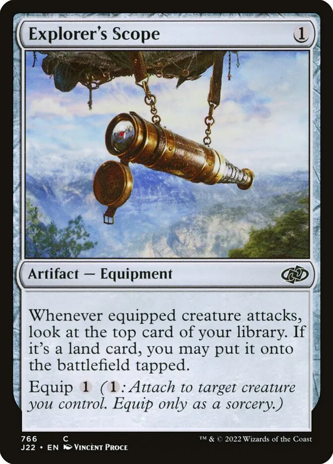 2022 Jumpstart 2022 Explorer's Scope common #766 common card image