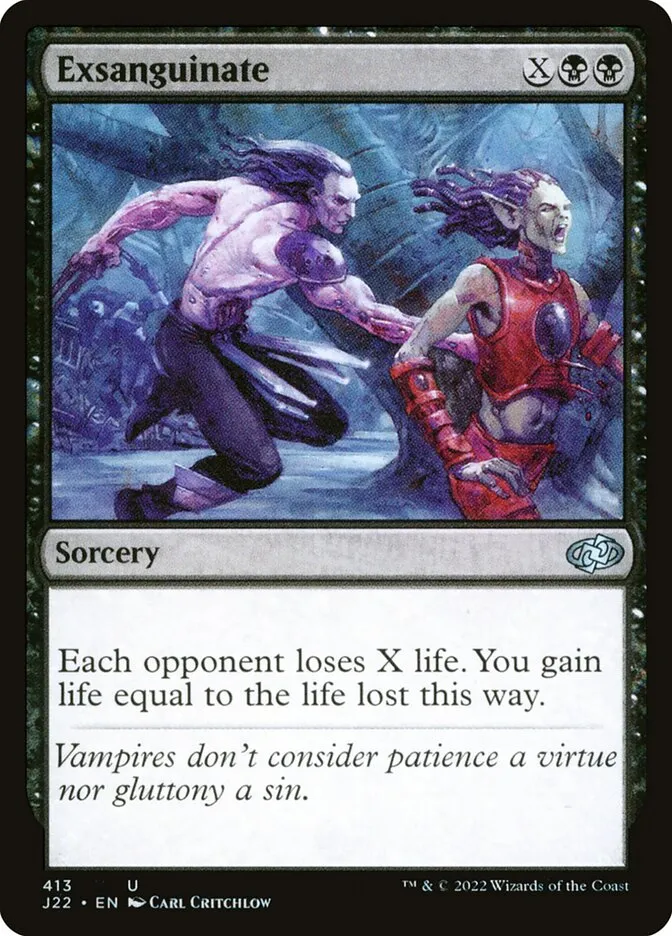 2022 Jumpstart 2022 Exsanguinate #413 uncommon card image