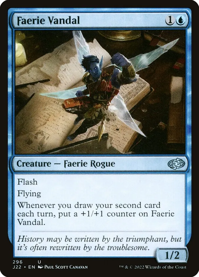 2022 Jumpstart 2022 Faerie Vandal #296 uncommon card image