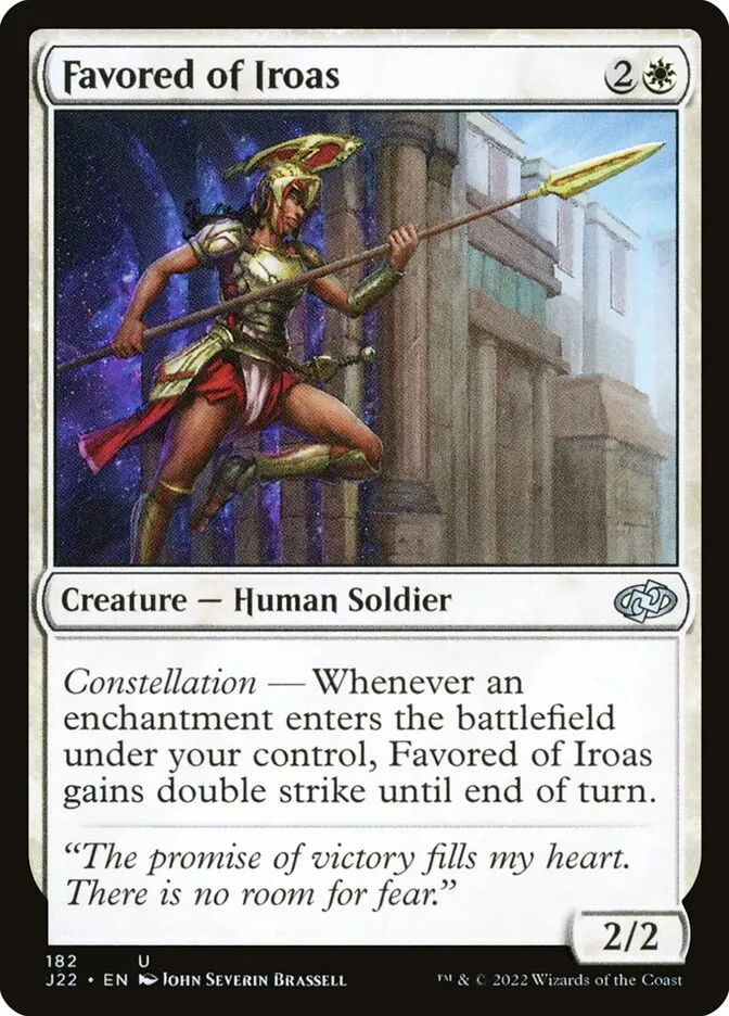 2022 Jumpstart 2022 Favored of Iroas #182 uncommon card image
