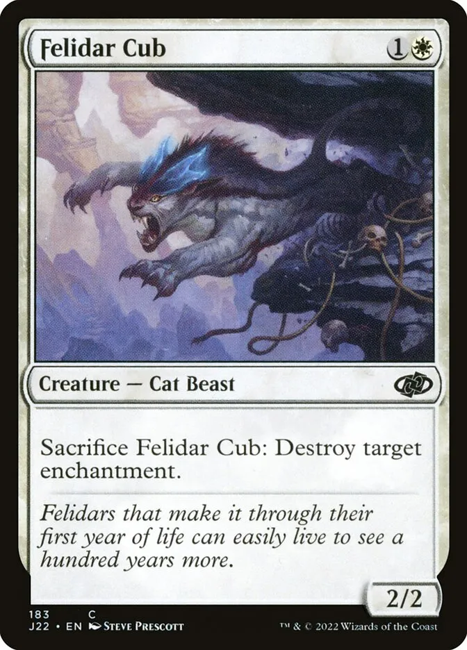 2022 Jumpstart 2022 Felidar Cub common #183 common card image