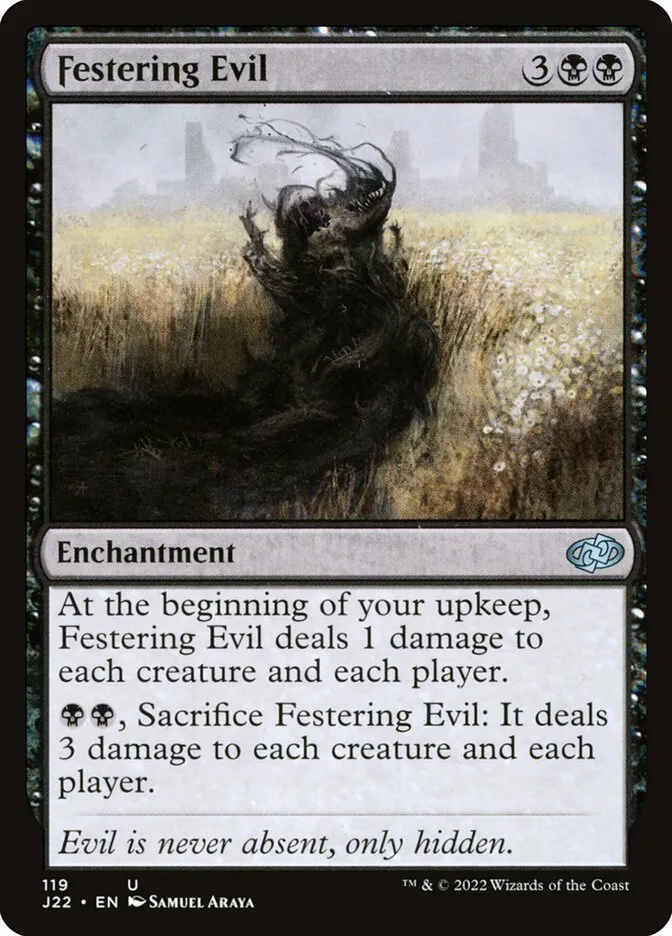 2022 Jumpstart 2022 Festering Evil uncommon #119 uncommon card image