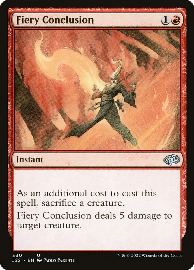2022 Jumpstart 2022 Fiery Conclusion uncommon #530 uncommon card image