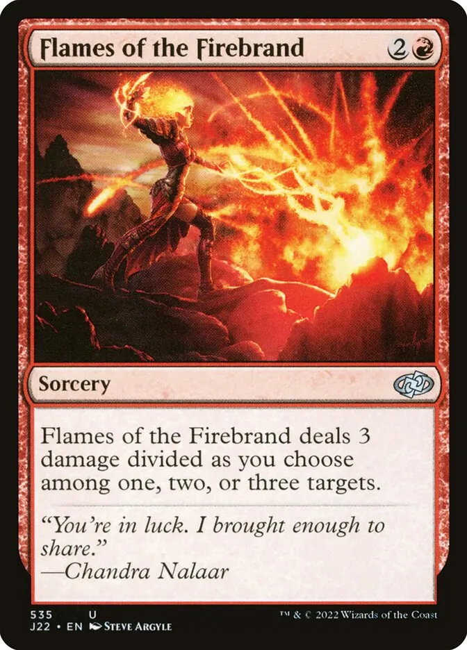 2022 Jumpstart 2022 Flames of the Firebrand #535 uncommon card image