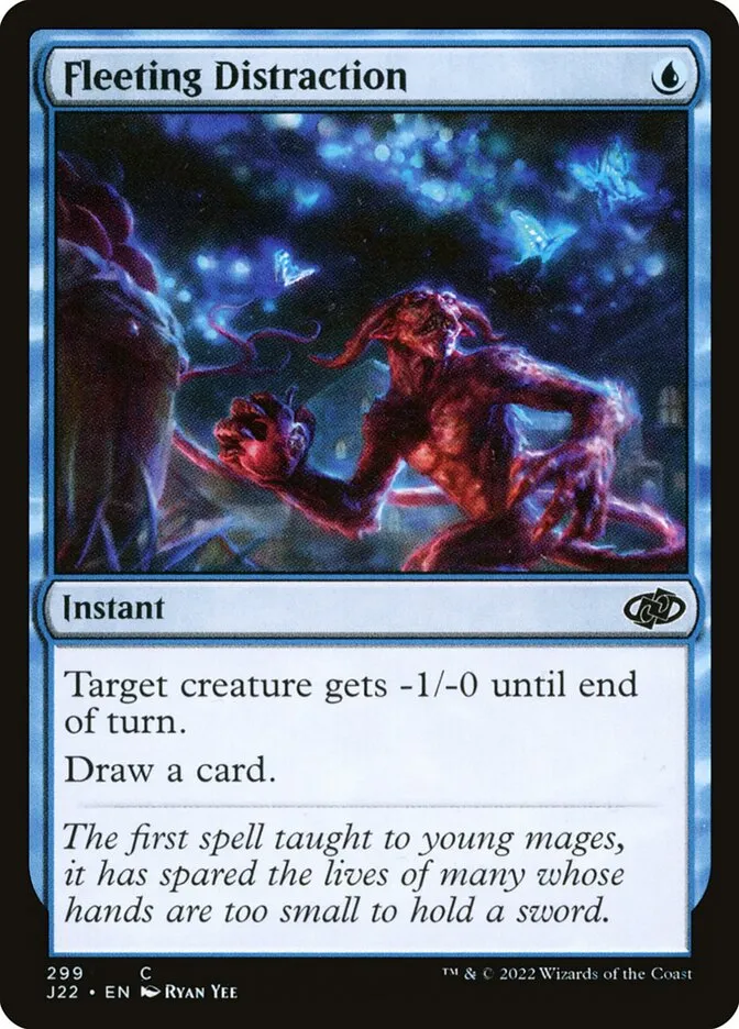 2022 Jumpstart 2022 Fleeting Distraction common #299 common card image