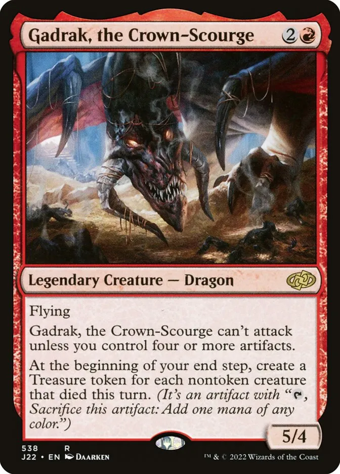 2022 Jumpstart 2022 Gadrak, the Crown-Scourge #538 rare card image