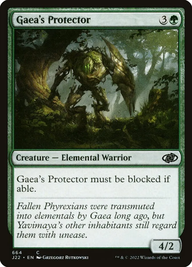 2022 Jumpstart 2022 Gaea's Protector common #664 common card image