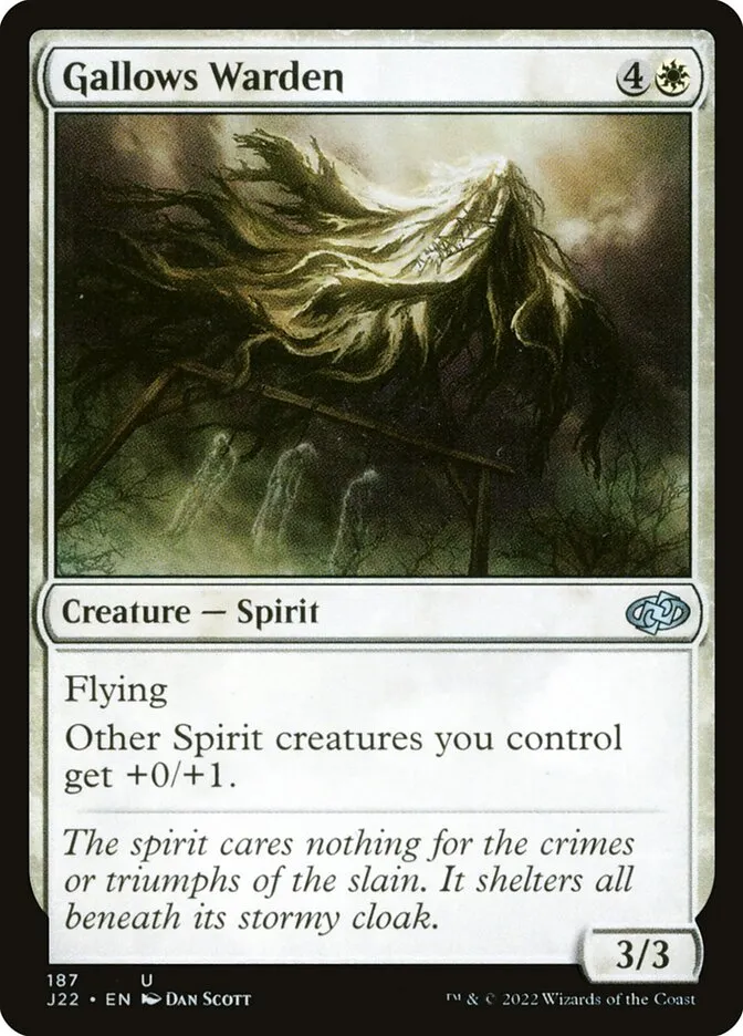 2022 Jumpstart 2022 Gallows Warden #187 uncommon card image