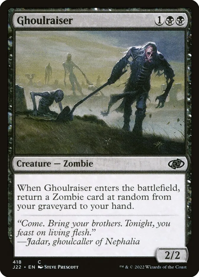 2022 Jumpstart 2022 Ghoulraiser #418 common card image
