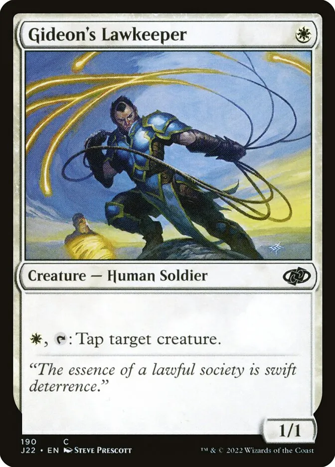 2022 Jumpstart 2022 Gideon's Lawkeeper #190 common card image
