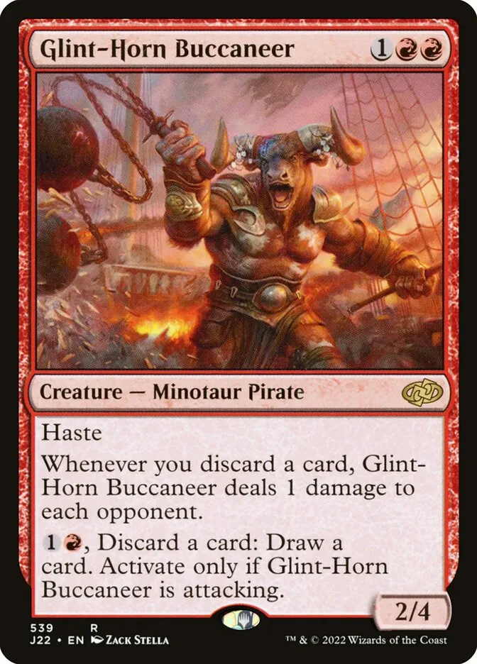 2022 Jumpstart 2022 Glint-Horn Buccaneer #539 rare card image
