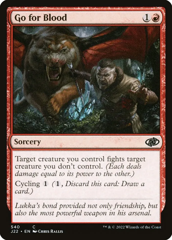 2022 Jumpstart 2022 Go for Blood #540 common card image