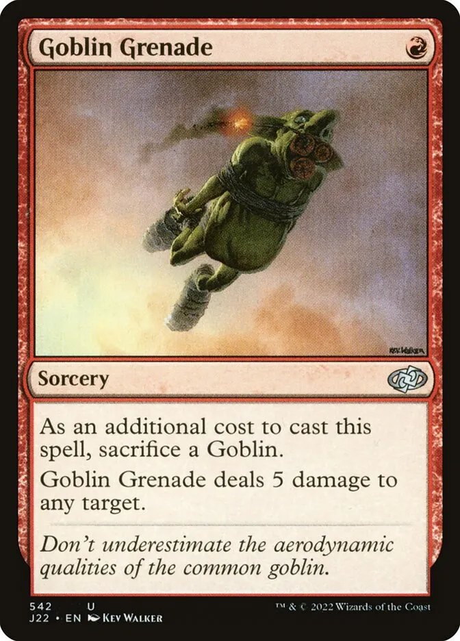 2022 Jumpstart 2022 Goblin Grenade uncommon #542 uncommon card image