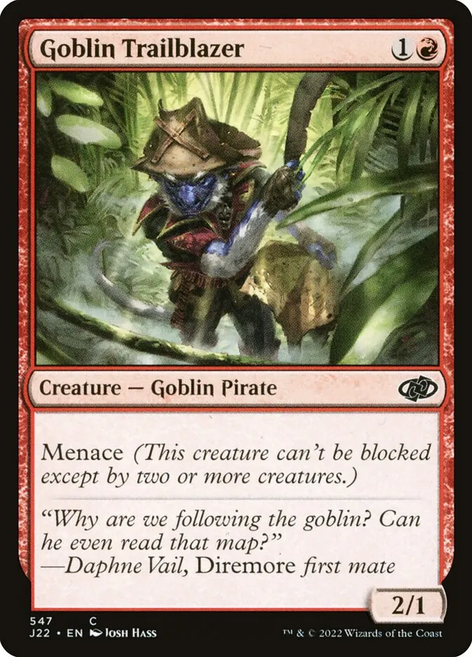 2022 Jumpstart 2022 Goblin Trailblazer common #547 common card image