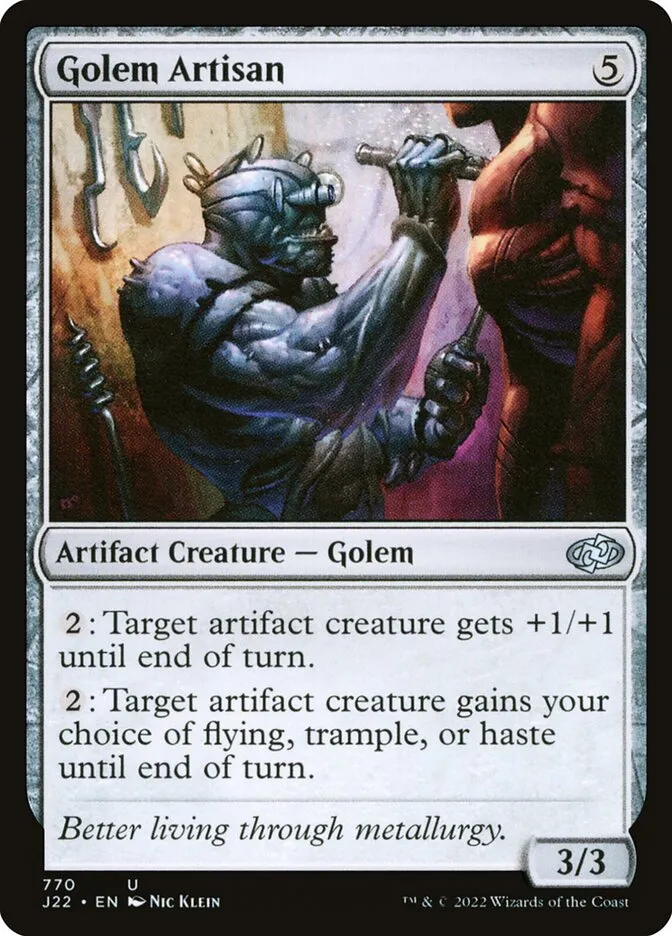2022 Jumpstart 2022 Golem Artisan #770 uncommon card image