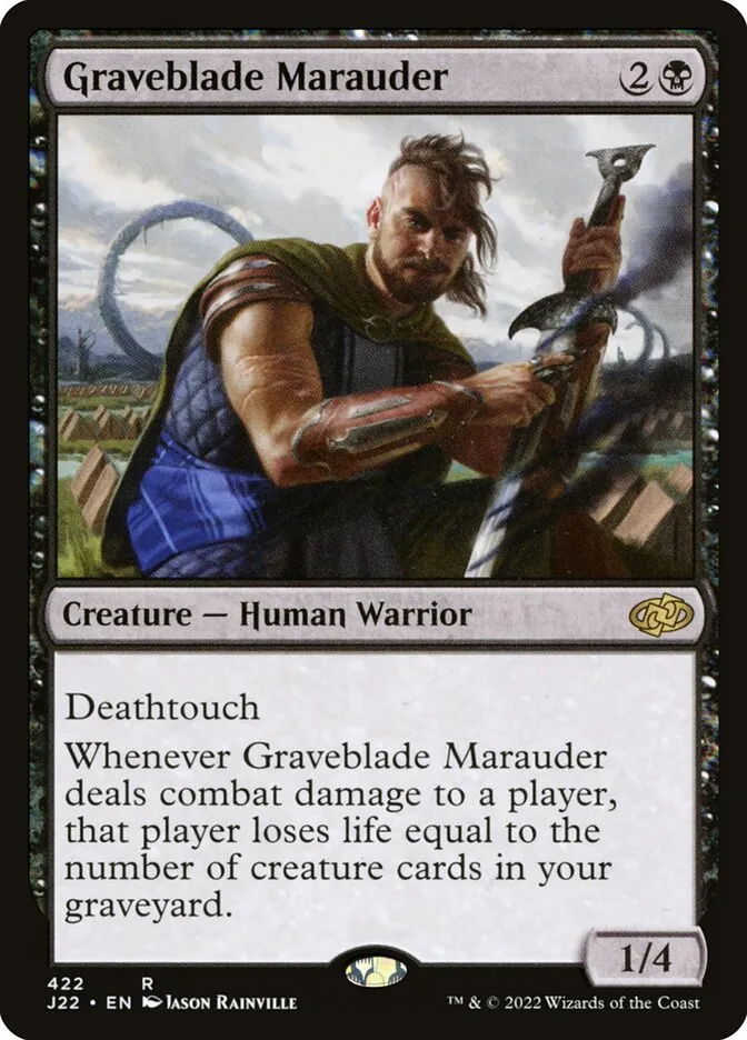2022 Jumpstart 2022 Graveblade Marauder #422 rare card image