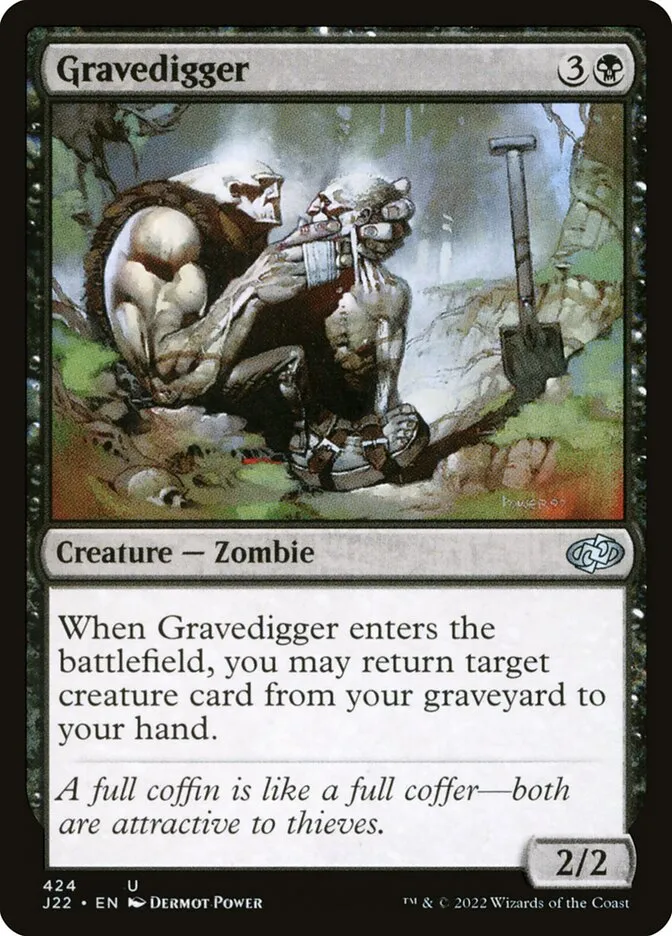 2022 Jumpstart 2022 Gravedigger uncommon #424 uncommon card image