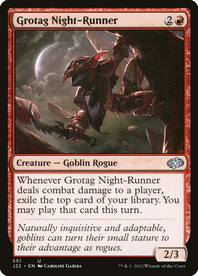 2022 Jumpstart 2022 Grotag Night-Runner #551 uncommon card image