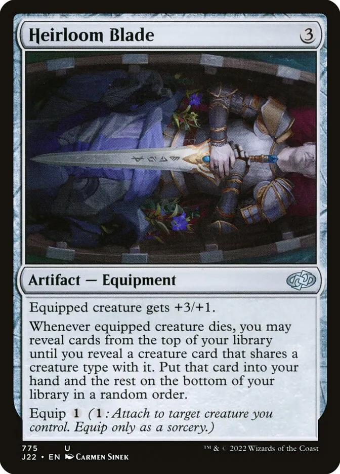 2022 Jumpstart 2022 Heirloom Blade #775 uncommon card image