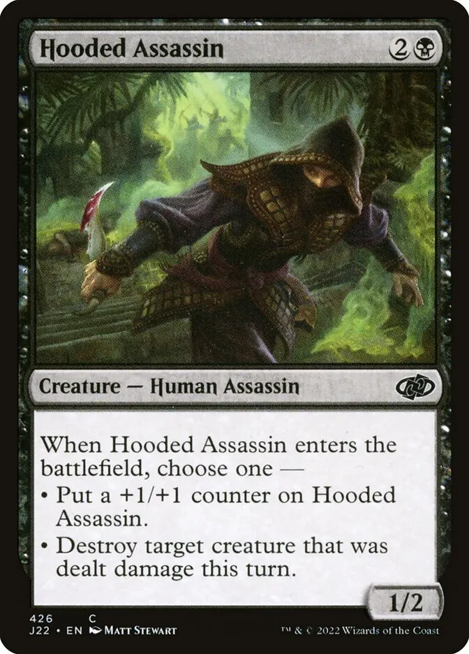 2022 Jumpstart 2022 Hooded Assassin #426 common card image