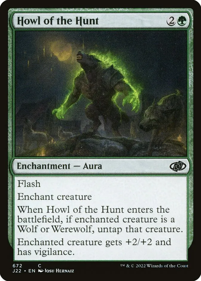 2022 Jumpstart 2022 Howl of the Hunt #672 common card image
