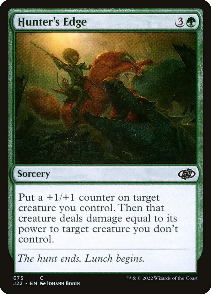 2022 Jumpstart 2022 Hunter's Edge #675 common card image