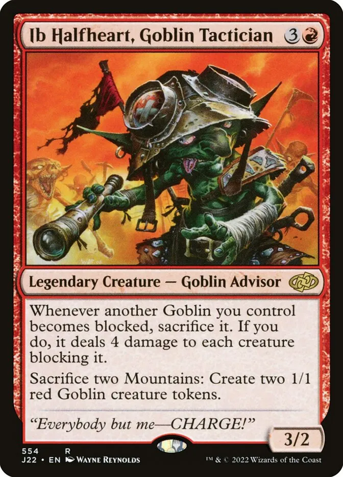 2022 Jumpstart 2022 Ib Halfheart, Goblin Tactician #554 rare card image