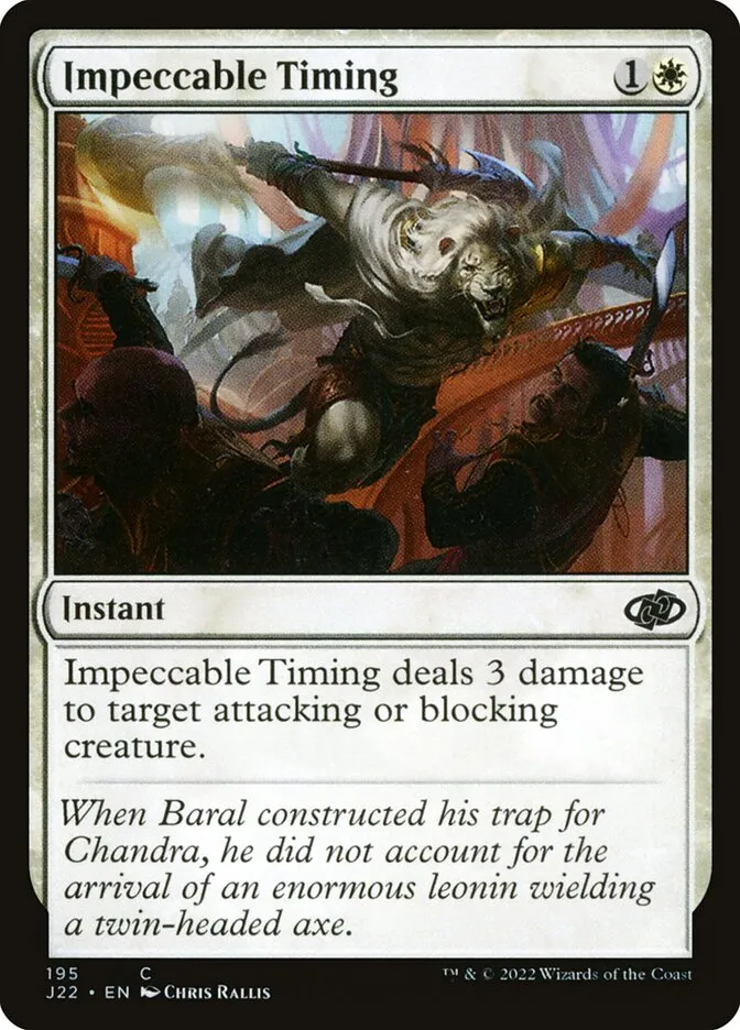 2022 Jumpstart 2022 Impeccable Timing common #195 common card image