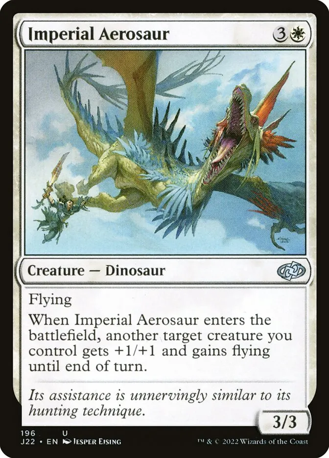 2022 Jumpstart 2022 Imperial Aerosaur #196 uncommon card image