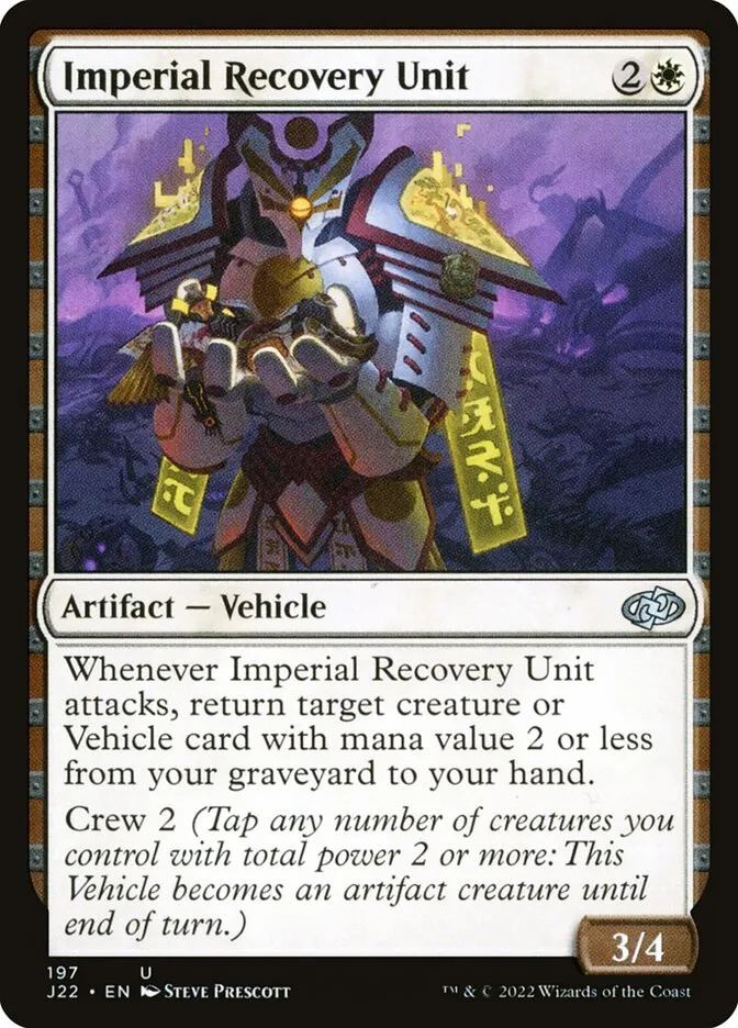 2022 Jumpstart 2022 Imperial Recovery Unit #197 uncommon card image