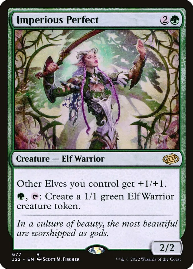 2022 Jumpstart 2022 Imperious Perfect rare #677 rare card image