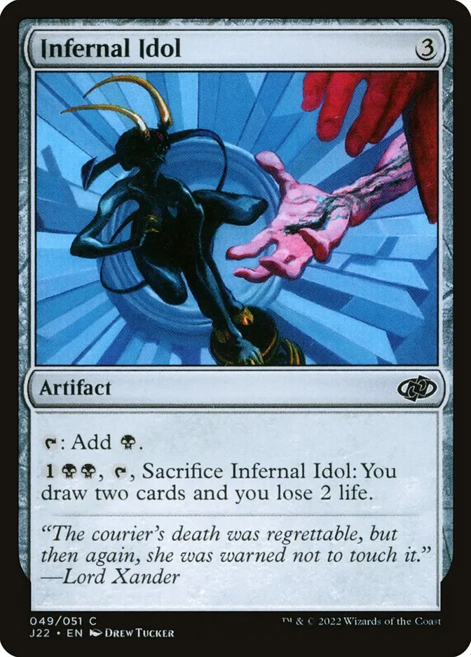 2022 Jumpstart 2022 Infernal Idol common #49 common card image