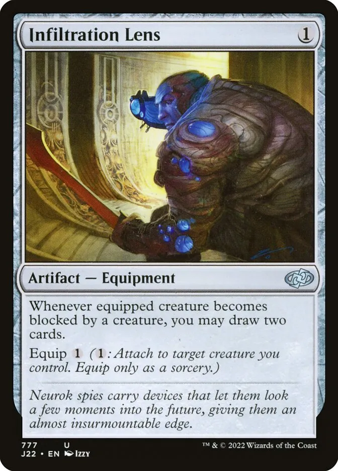 2022 Jumpstart 2022 Infiltration Lens #777 uncommon card image