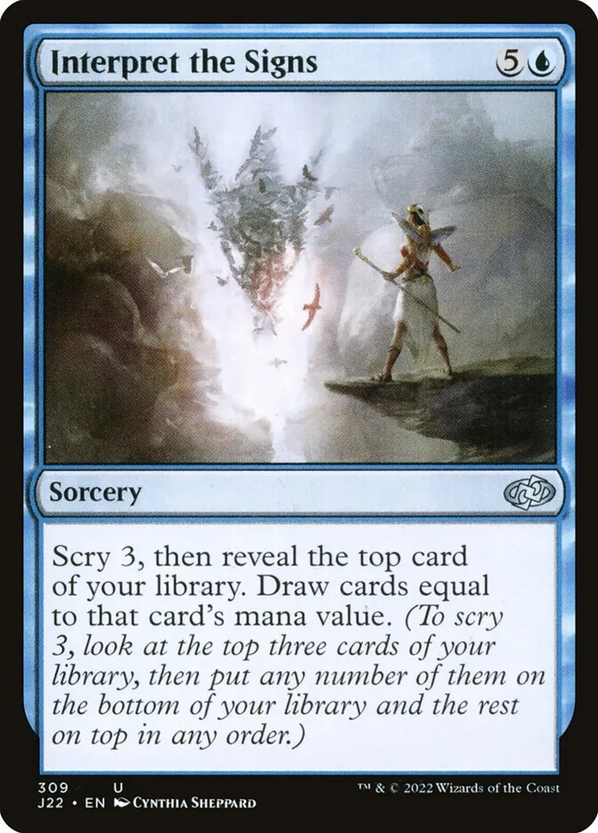 2022 Jumpstart 2022 Interpret the Signs #309 uncommon card image
