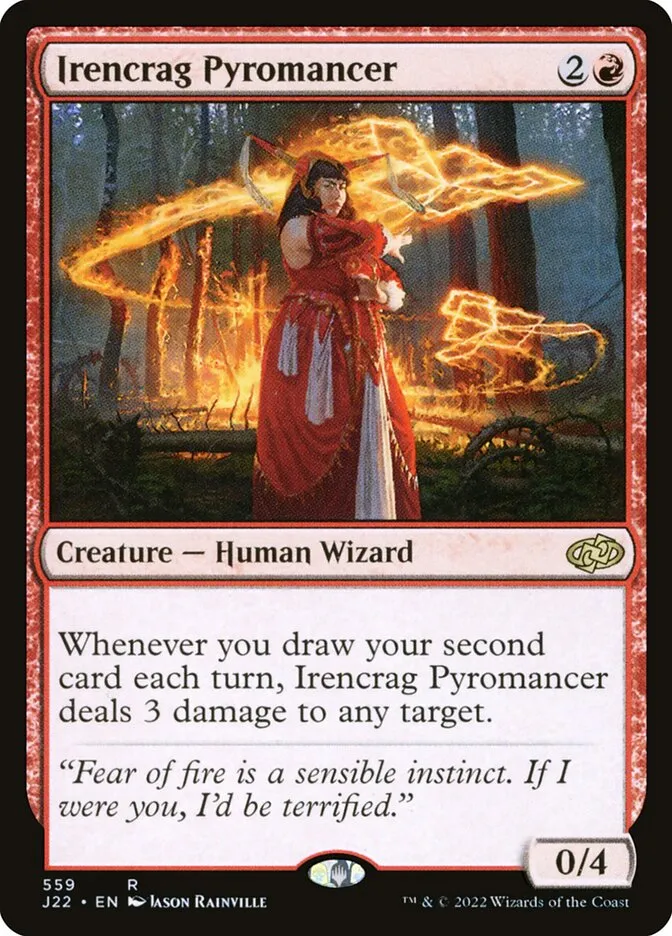 2022 Jumpstart 2022 Irencrag Pyromancer #559 rare card image