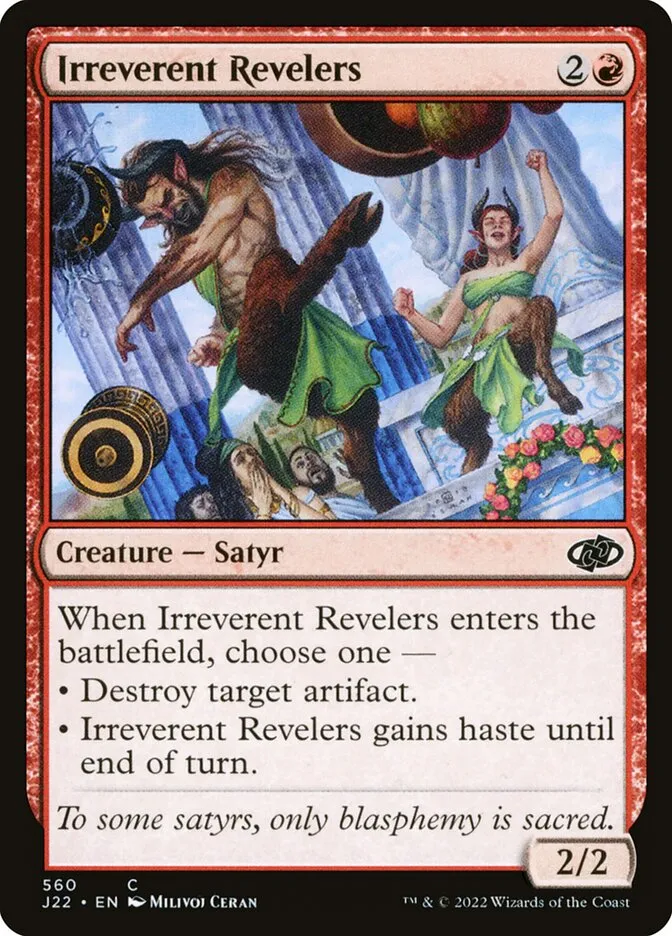 2022 Jumpstart 2022 Irreverent Revelers #560 common card image