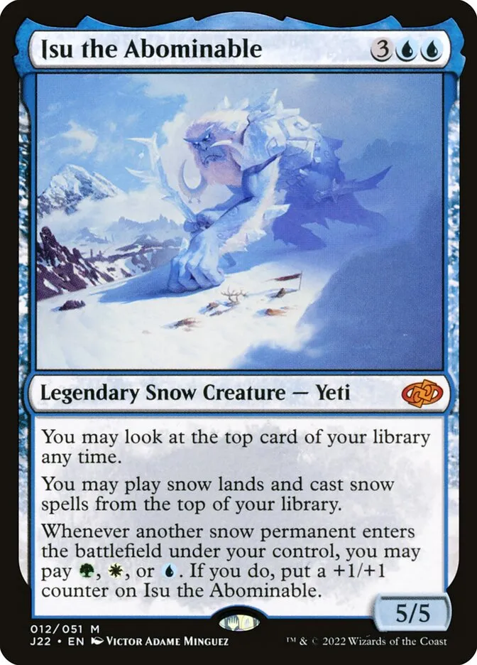 2022 Jumpstart 2022 Isu the Abominable #12 mythic card image