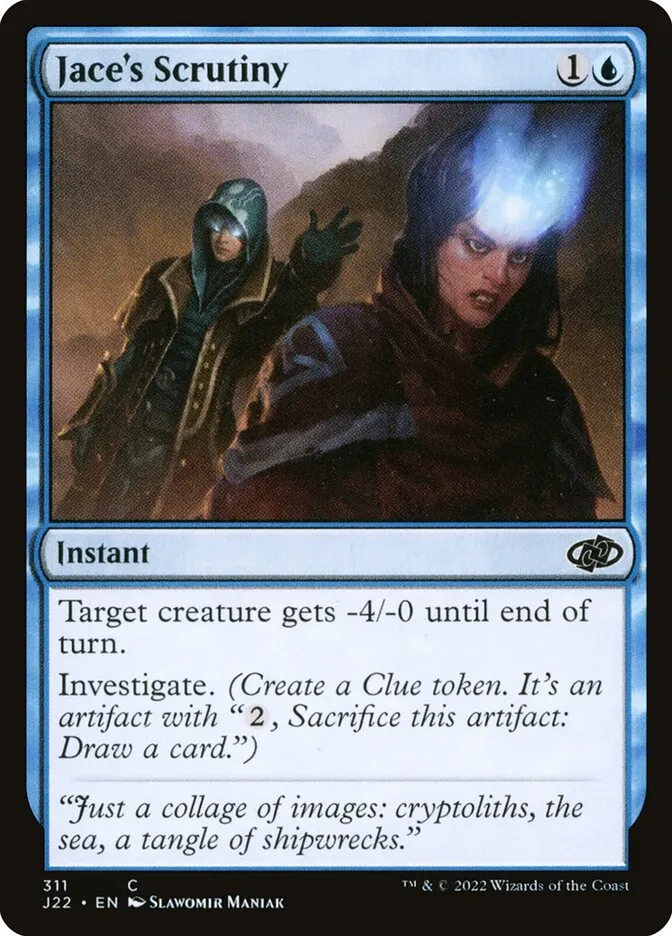 2022 Jumpstart 2022 Jace's Scrutiny #311 common card image