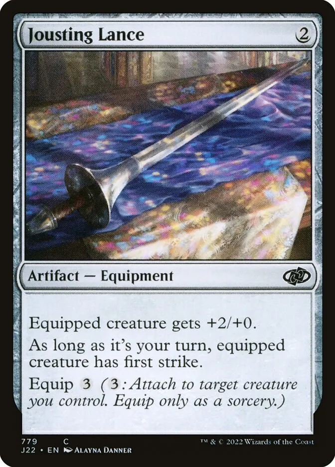 2022 Jumpstart 2022 Jousting Lance common #779 common card image