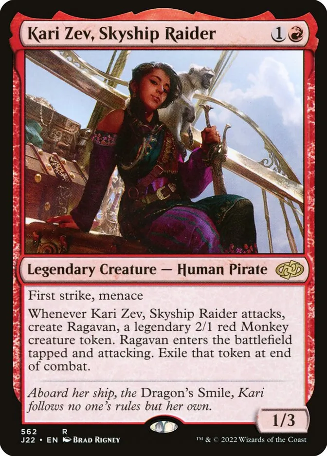 2022 Jumpstart 2022 Kari Zev, Skyship Raider #562 rare card image